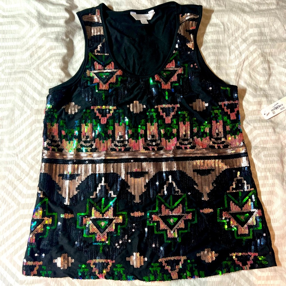 Charming Charlie Sequin Top